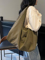 Fashionable Leopard Print Corduroy Crossbody Bag