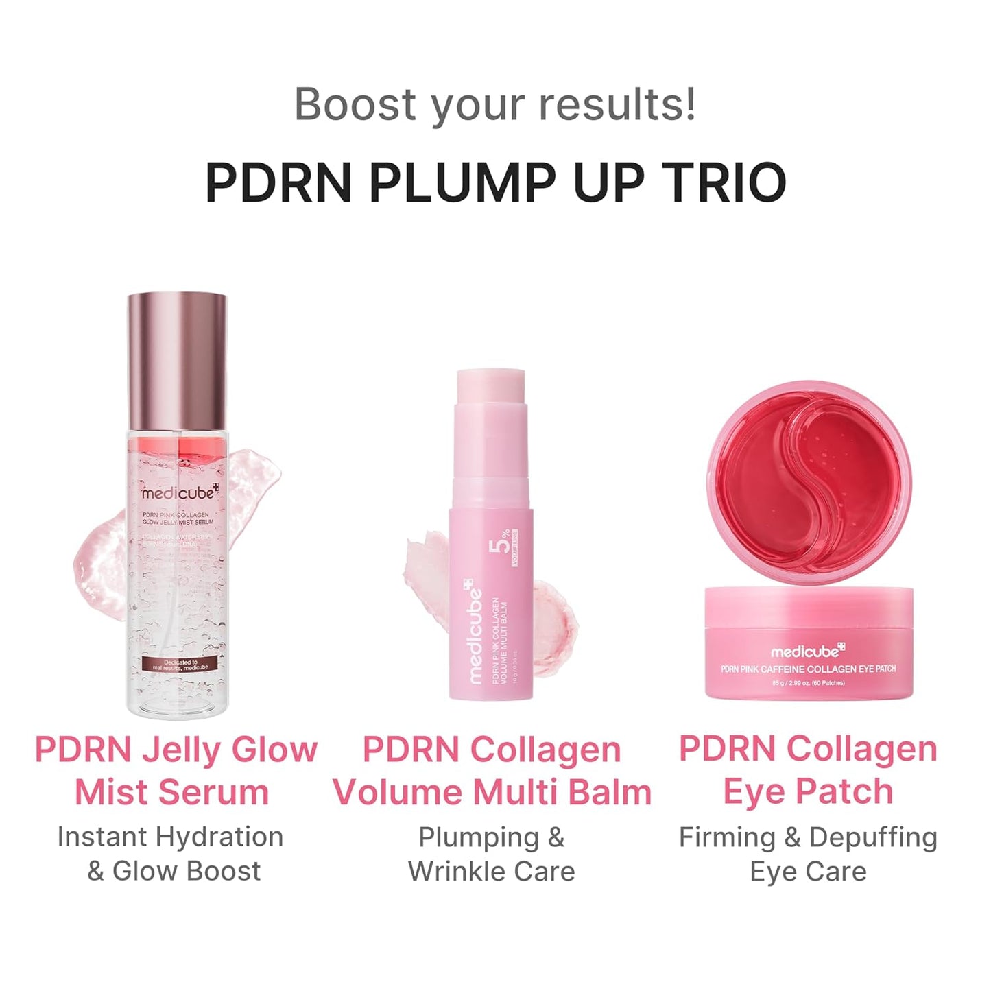 Medicube PDRN Pink Collagen Volume Multi Balm Stick.