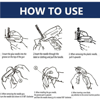Micro Tagging Gun for Clothing